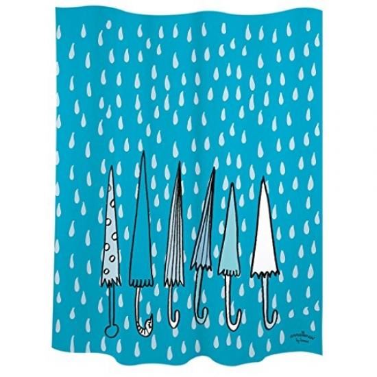 Cortina de ducha de paraguas