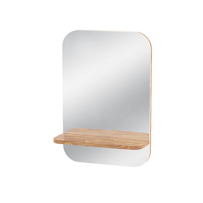 espejo con estante