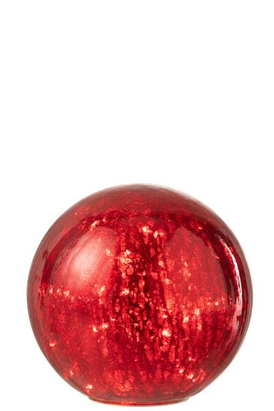 Lámpara bola roja