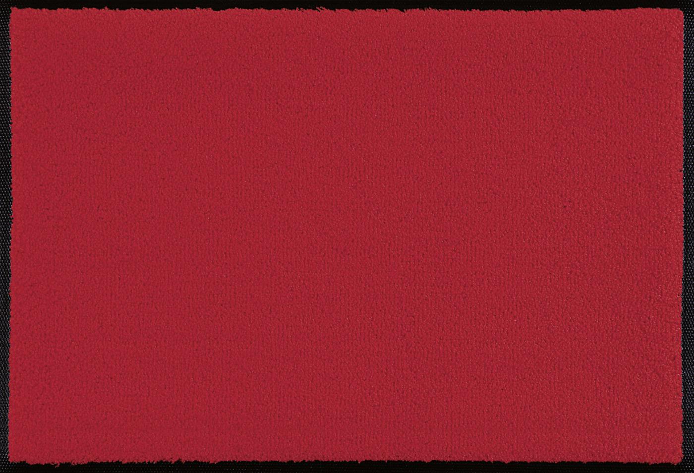 Felpudo antideslizante rojo escarlata wash dry
