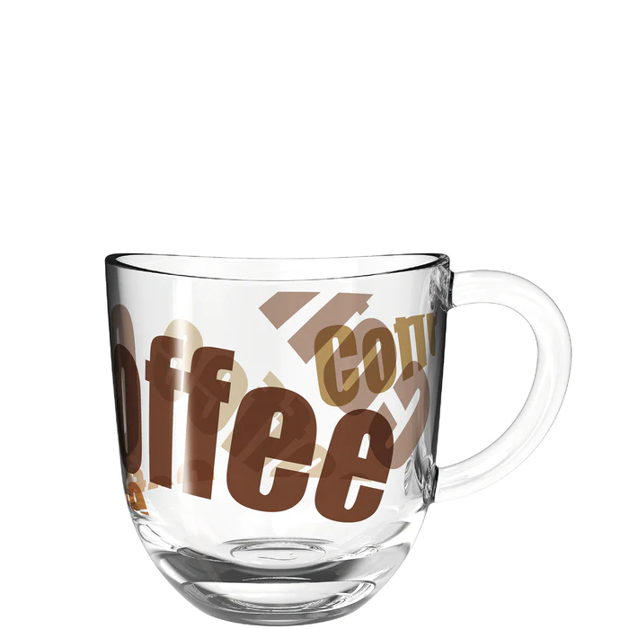 Taza de cristal para café Leonardo Napoli