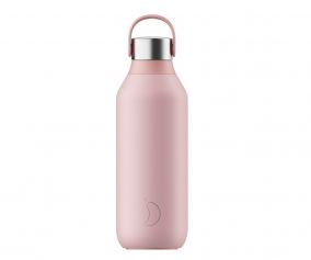 Botella Chilly´s blush rosa 350ml serie 2