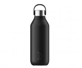 Botella Chilly´s negra 350ml serie2