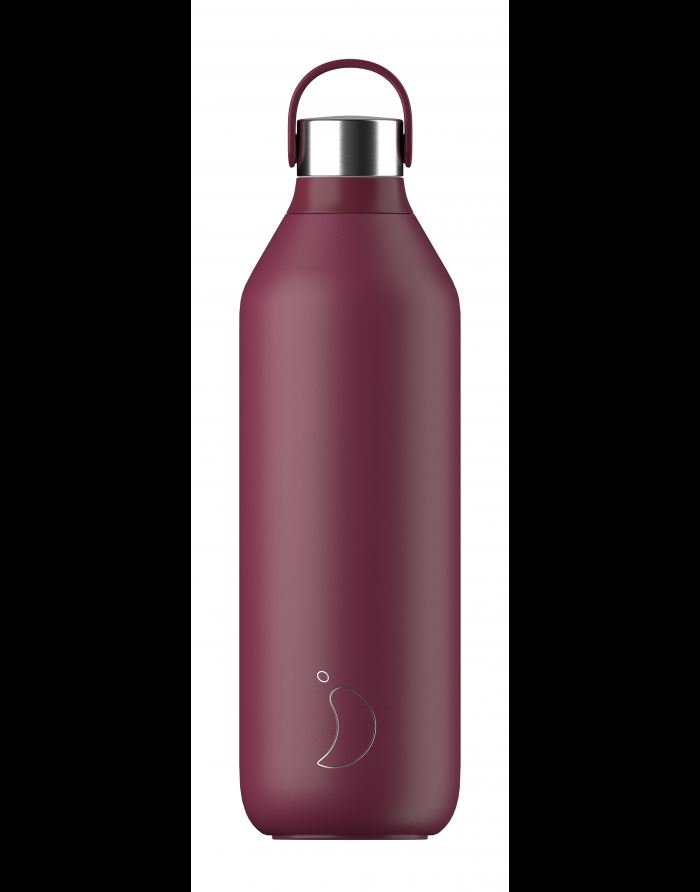 Botella chilly´s plum fusia serie 2 500ml