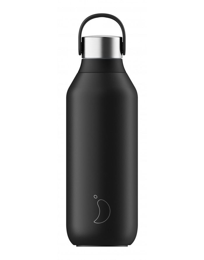 Botella Chilly´s negra serie 2 1L
