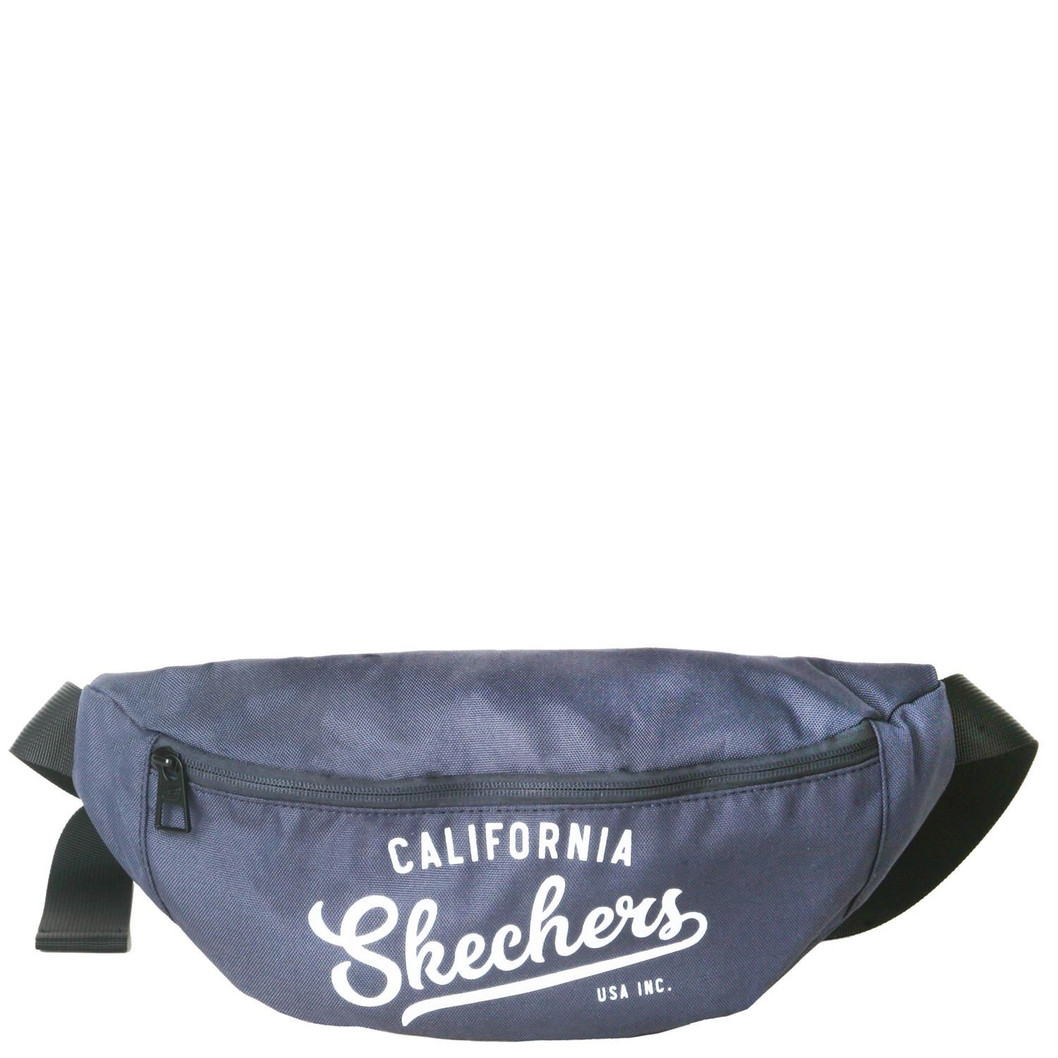 Riñonera unisex Skechers California color Gris ajustable