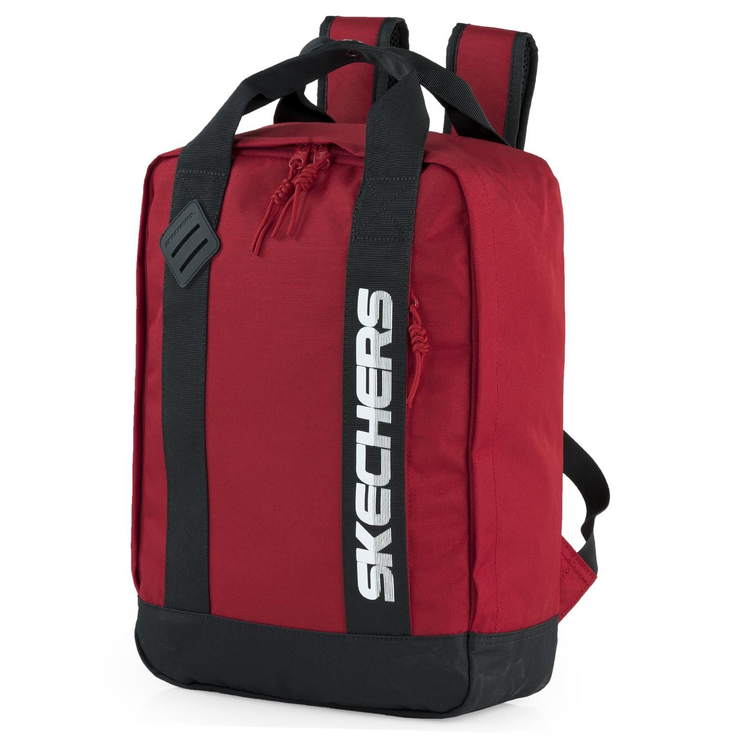 Mochila Bolso Unisex Skechers Peak En Poliéster en Rojo