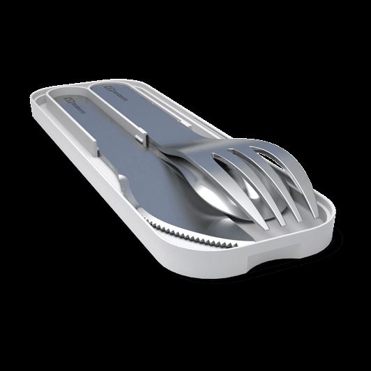 CUBIERTOS ACERO INOX. GRIS MONBENTO