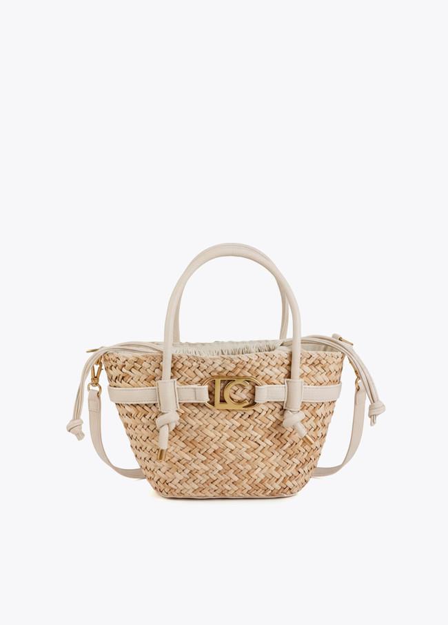 Mini capazo color crudo Lola Casademunt