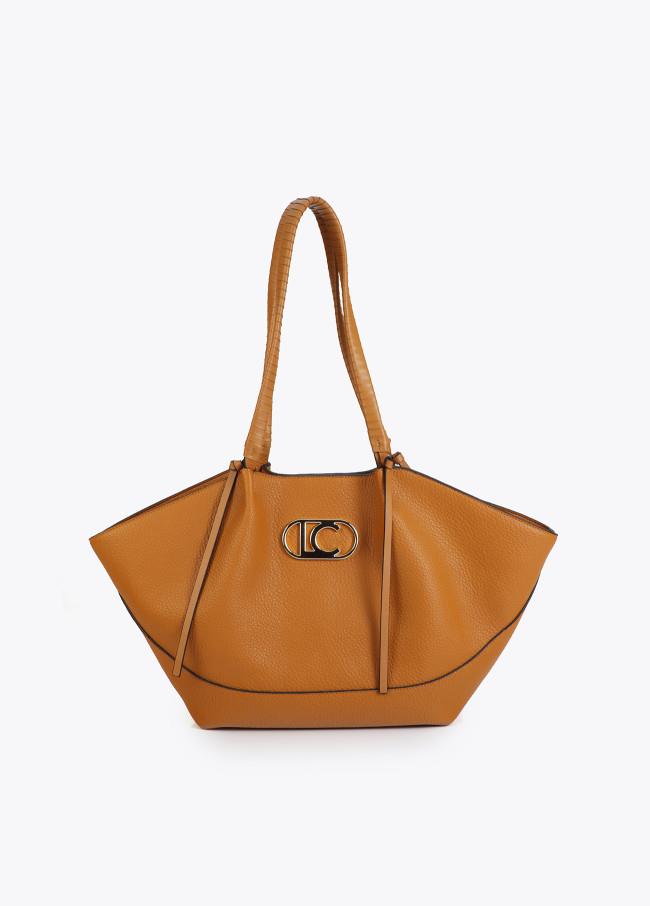 Bolso shopper camel Lola Casademunt