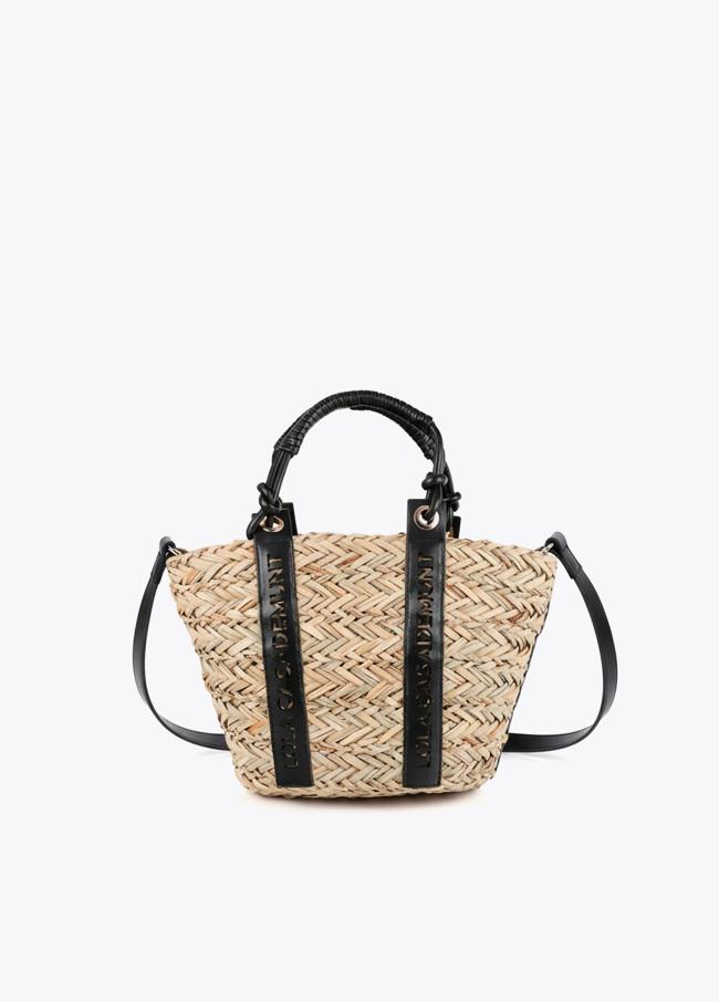 MINI CAPAZO ASA EN NEGRO LOLA CASADEMUNT