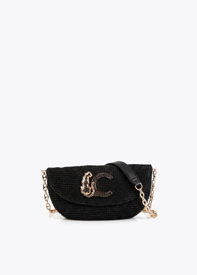 BOLSO NEGRO CON CADENA LOLA CASADEMUNT